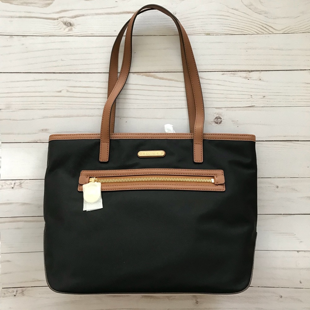 Michael Kors Nylon Black Tote Bag